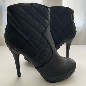 Michael Antonio black booties size 8